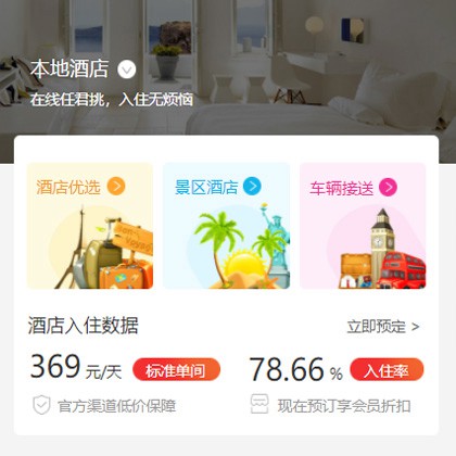 西昌镇同城酒店优选小程序商城制作